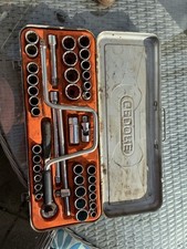 Vintage Gedore D19YMAW 1/2” Socket Set, Nice Condition, AF/Metric And Whitworth