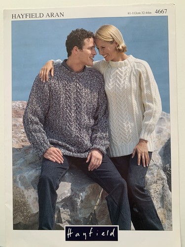 Hayfield aran knitting pattern - knitting,