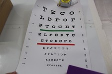 Eye Exam Chart 10' Distance 9"