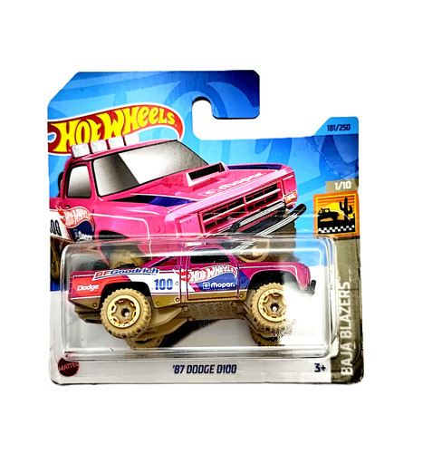 Hot wheels 87 dodge d100 - hot,
