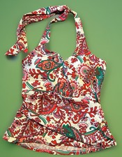 BODEN WHITE RED PINK & GREEN