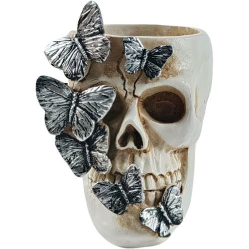 Skull butterfly pen pencil - pen,