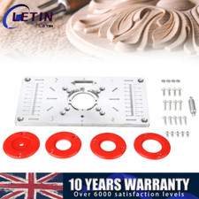 Router Table Insert Plate Aluminum For Makita RT0700C Trimmer Woodworking Bench