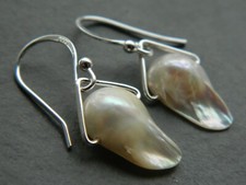 Natural ivory white keshi - natural,