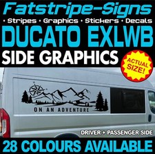 to fit FIAT DUCATO L4 EXLWB MOUNTAINS STICKERS GRAPHICS DECALS VAN MOTORHOME