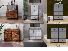 Modern Fabric Chest of Drawers