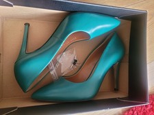 Stiletto Emerald Green Leather