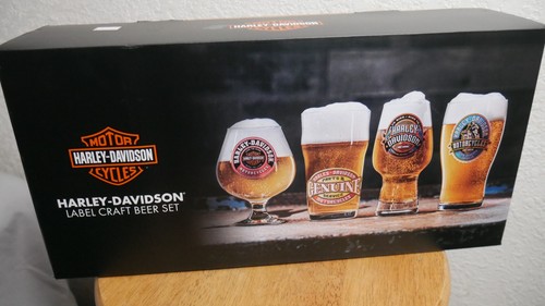 New box harley davidson label - new,