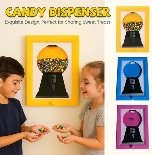 Wall mounted gumball - mounted, machine