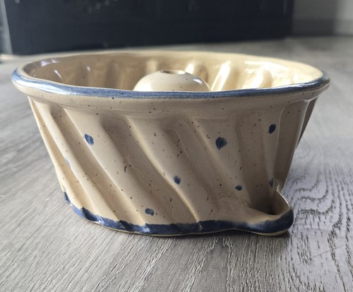 German pottery bunt mold crock - pottery,