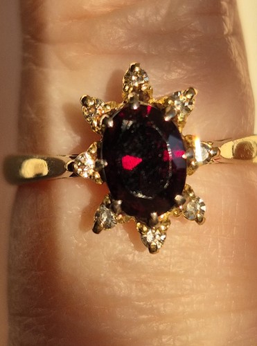 Ladies 18ct gold gem set - ladies,