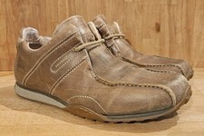 Mens Kickers Lace Up Trainers Shoes UK 7.5 - EU 41 Brown Leather Vintage Retro 