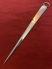 Antique Victorian Silver Plated Letter Opener By Walker & Hall c.1886