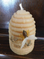 Beeswax 'Hive' Shape Candle