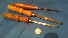 VINTAGE MORTICE WOOD CHISELS