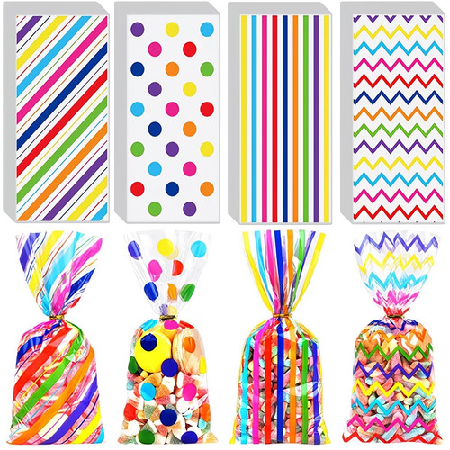 Party cellophane candy bags - party,