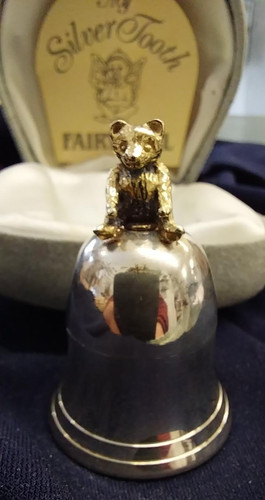 Sterling silver tooth - silver, fairy