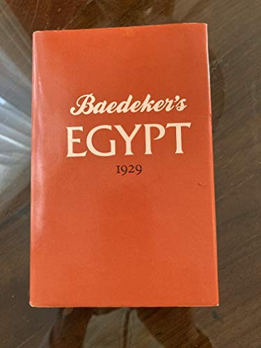 Baedeker egypt 1929 - egypt,