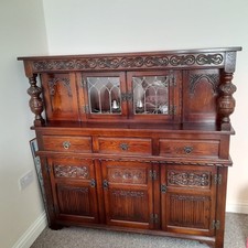 vintage Old Charm carved oak