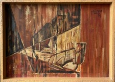 Oil Painting Cubist 1959
