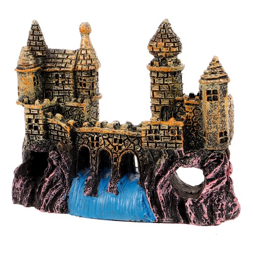 Tank castle resin fish - ,