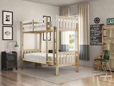 3FT Single Size Solid Pine HEAVY DUTY Bunk Bed Wooden Frame (EB25)