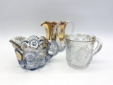 Three Antique EAPG Gold