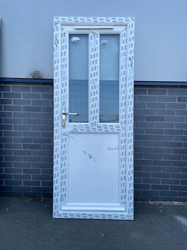 New white upvc door 830mm - new,