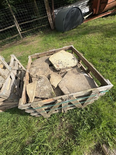Used york stone various sizes - stone,