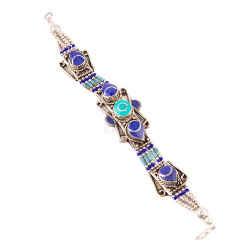 Tibetan bracelet lapis lazuli - lapis,
