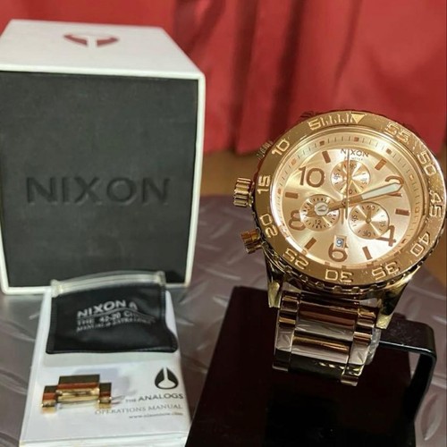 Nixon chrono watch rose - 20,