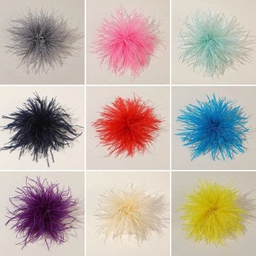 10cm large feather - feather, brooches