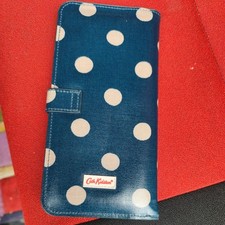 CATH KIDSTON turquoise Button Spot Travel Wallet