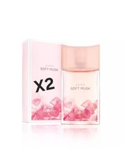 X2 Avon Soft Musk Eau De