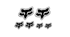 FOX Decal x 6 Bike, car, van, motorbike, helmet. other colours available