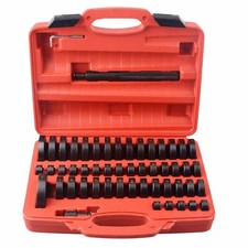 52Pc Custom Bushing Bearing Seal Driver Push Press Disc Tool Set 18-65mm