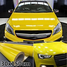 Glossy Yellow Vinyl Film Wrap