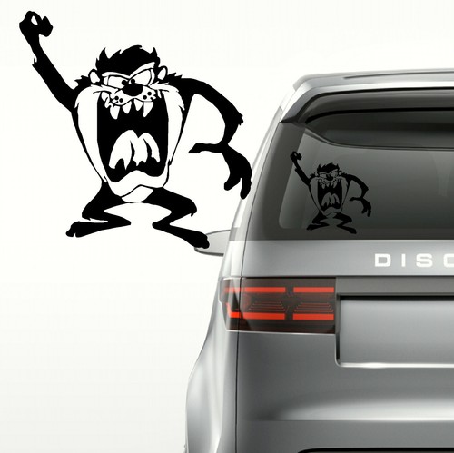 Tamanian devil car sticker - devil, sticker,taz