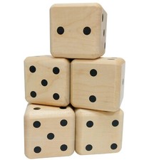 5 x  Giant 6cm Dice 60mm Large