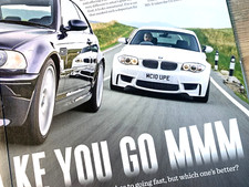 BMW E46 M3 CS vs 1M COUPE - COLLECTIBLE ORIGINAL CLASSIC CAR ROAD TEST REVIEW
