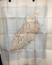 Isle of Man OS Map 1940 War