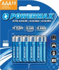 Powermax 12-Count Triple AAA
