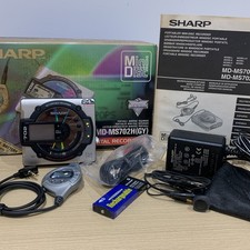 Sharp MD-MS702 Portable Minidisc Recorder - Boxed + Accessories - TOC ERRORa