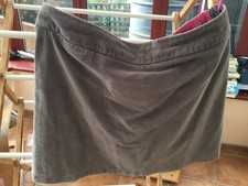 Joules 16 Short Grey mini Cord Skirt corduroy Excellent Condition 