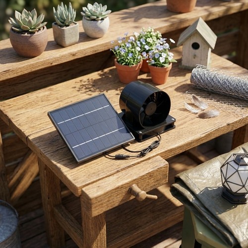 Solar exhaust fan bathroom - solar,