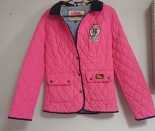 Paul’s Boutique Pink Quilted Blazer Jacket Large