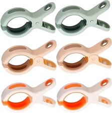 6/12 Beach Towel Clips Pegs