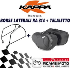 KAWASAKI NINJA 250 R 2009 KAPPA SEMI-RIGID SIDE BAGS RA314 + TE4107K + KIT