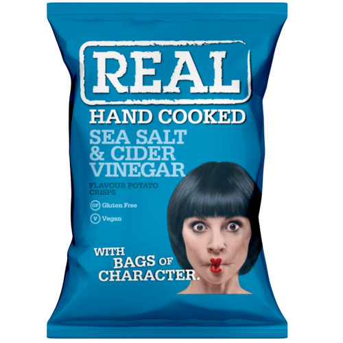 Real crisps sea salt - salt, &