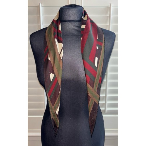 Gucci vintage silk red - silk, |